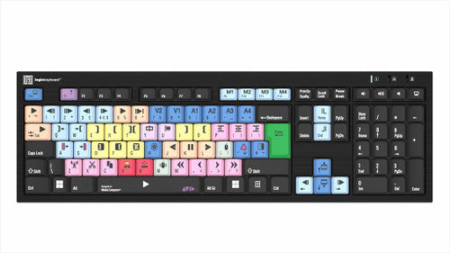 Media Composer Nero Slimline Keyboard for PC - UK English Media Composer Nero Slimline Keyboard for PC - UK English